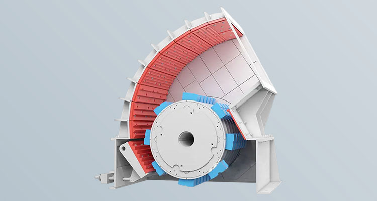 Trituradora de martillo pesada serie XGN-Z WORKING PRINCIPLE