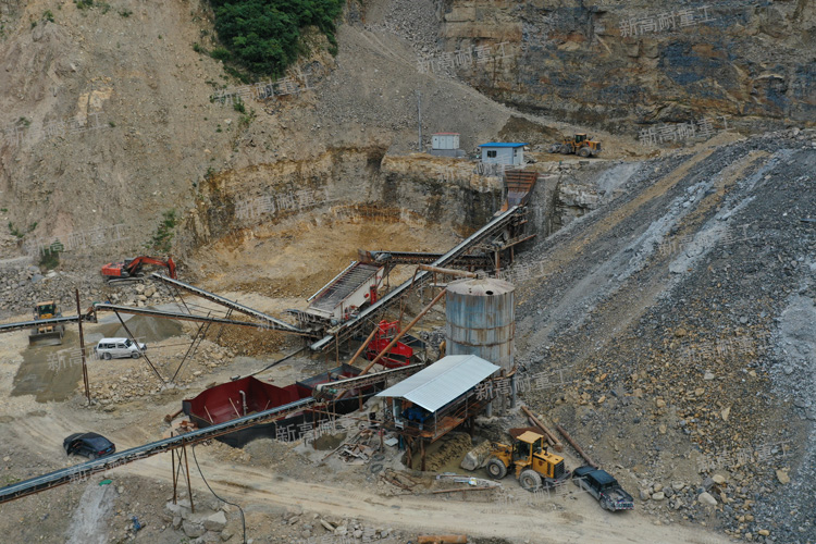 Línea de producción de 500tph del templo Chongqing Fengjie Lianhua