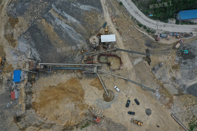 Línea de producción de 500tph del templo Chongqing Fengjie Lianhua