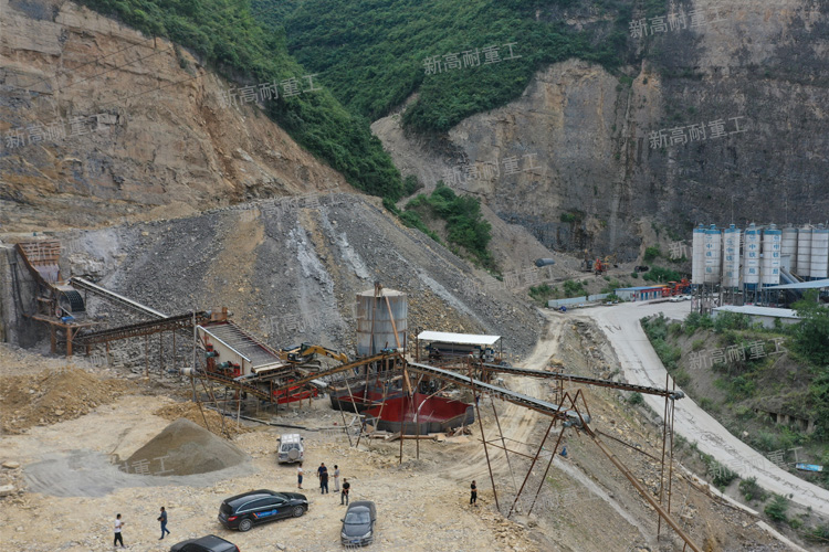 Línea de producción de 500tph del templo Chongqing Fengjie Lianhua