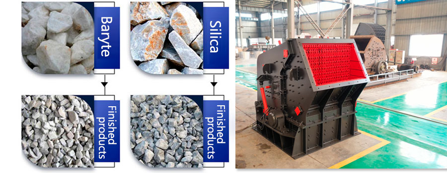 Impact crusher output particle type