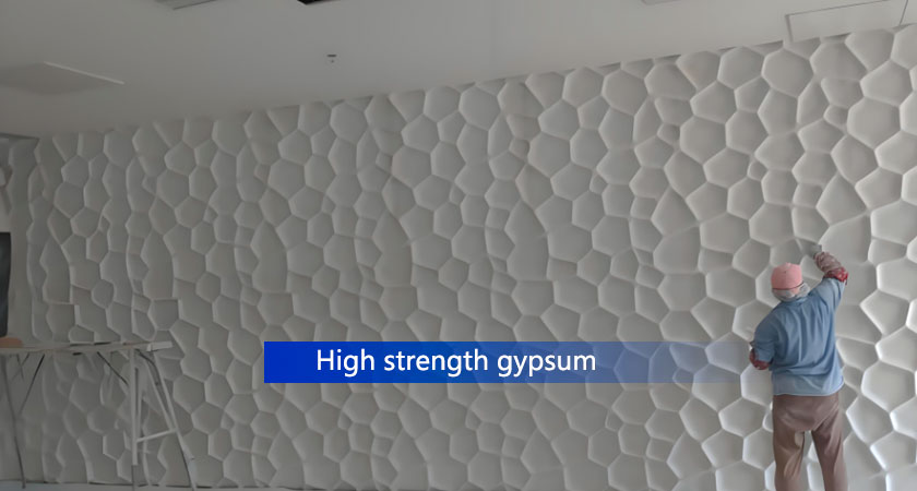 High-strength gypsum