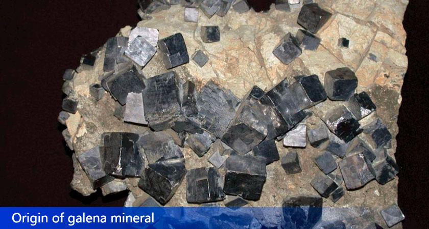 Origin of galena mineral