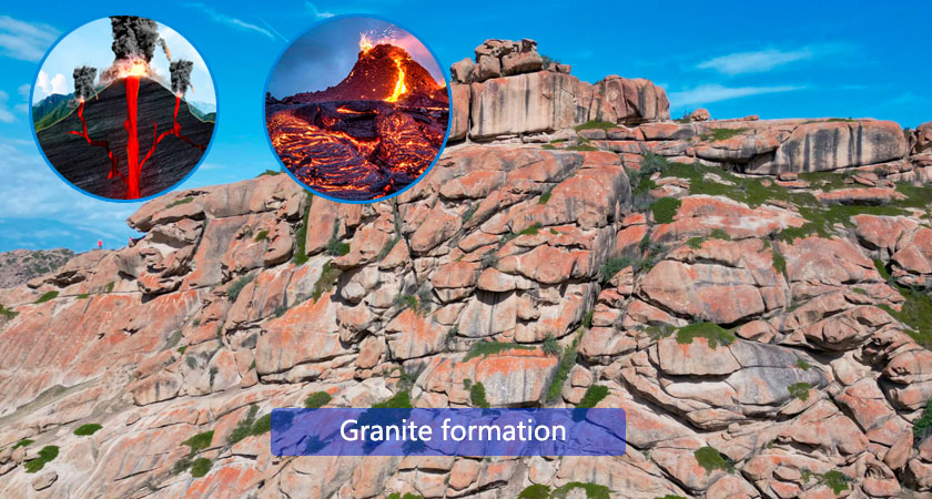 How is granite formed