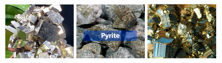 Pyrite characteristics and uses and mineral processing