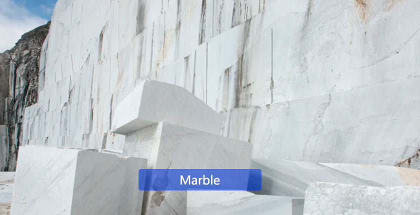 Characteristics and uses of marble, crushing and sand making process