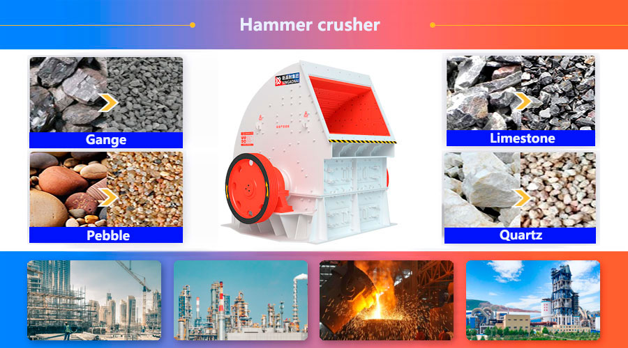 Application and working principle of hammer crusher