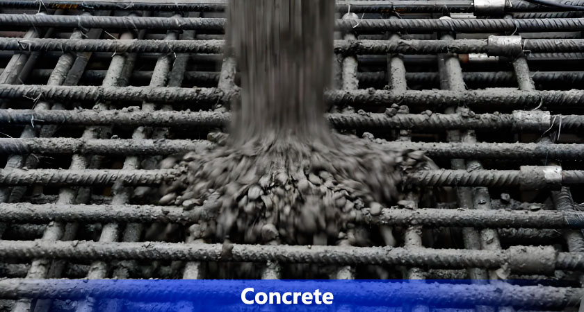 What are the types of impact crushers in concrete production?